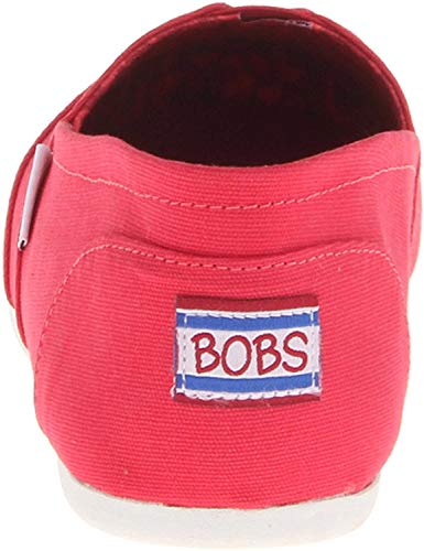 Image of BOBS from Skechers Women's Plush Peace and Love Flat,Red,11 M US