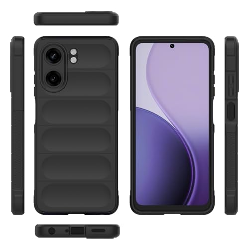 OPPO A5x 5G / 4G �p �P�[�X �J�o�[ �yNOUKAJU�z For OPPO A5x �X�}�z�P�[�X TPU+PC�f�� ��G�肪�ǂ� �w��h�~ �����h�~ �Ռ��z�� �ϖ��C �S�ʕی� �y�� ���^ �i�u���b�N�j