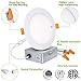 hykolity 12 Pack 6 Inch Recessed Lighting W/ Junction Box, CRI90, 14W=100W, 1100lm, 4000K Neutral White, Dimmable Ultra-Thin LED Downlight, Canless LED Recessed Ceiling Light, ETL