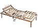 EvergreenWeb - Somier Individual Eléctrico 120x200 de Láminas de Madera de Haya, Ortopédico, Elevación Motorizada por Cabeza y Pies, 4 Zonas Reclinables, Reguladores de Rigidez y 4 Patas Extraíbles