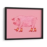 Canvas Lab | Marjorie the Cowgirl Pig by Anyone Can...