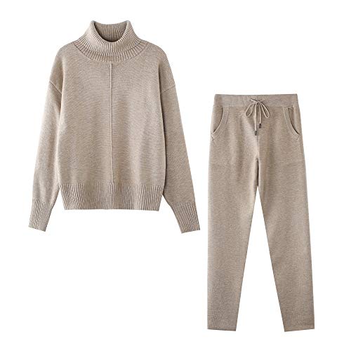 Woolen Women Knitted Sweaters Suits 2 Piece Outfits Sweaters Set