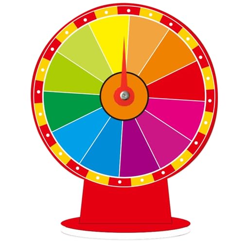 Roue tournante de 12 pouces stable anti-basculement pour jeu de pub