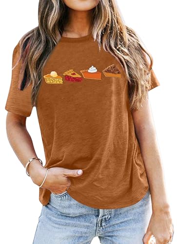 Image of Thanksgiving Shirts Women Turkey Gravy Beans and Rolls Tshirts Funny Turkey Graphic T-Shirt Family Thanksgiving Tops
