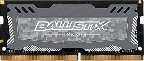 Crucial Ballistix Sport LT 2400 MHz DDR4 DRAM Laptop Gaming Memory Single 4GB CL16 BLS4G4S240FSD (Gray)