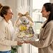 Windeltorte Boho Vintage Stil | Geschenk zur Geburt | Made in Germany | mit Baby-Schmusetuch, hochwertigen Pflegeprodukten, Babytee, Söckchen, Tuch & schönem Zubehör | Baby Geschenk