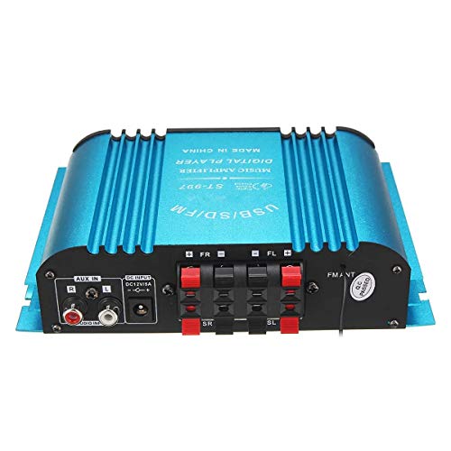 Digital-Audio-Stereo-Verstärker 4-Kanal USB-Sd FM + Fernbedienung 360W DC 12V Elektrisches Zubehör
