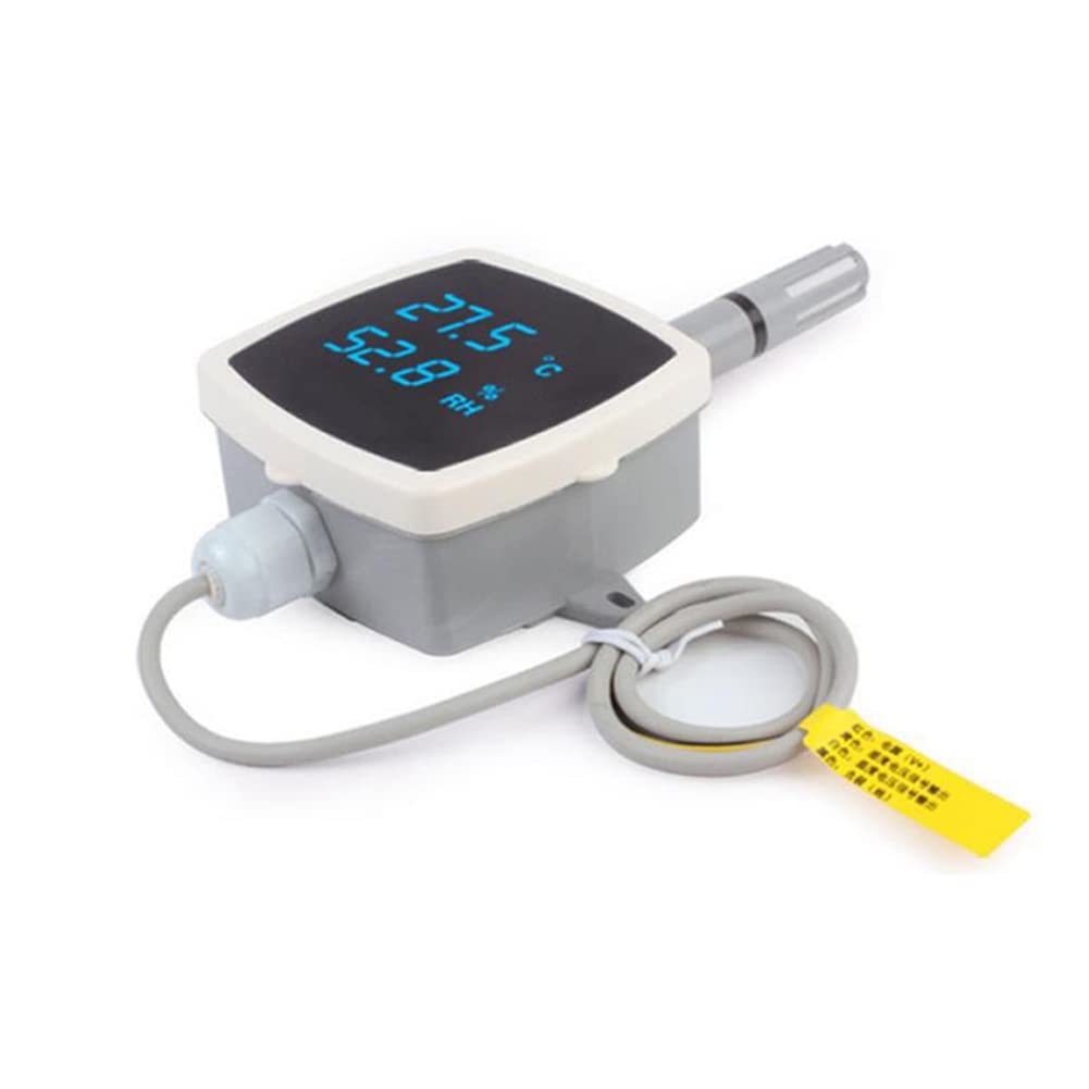 Kcvzitrds New Temperature and Humidity Sensor Transmitter Air Quality Monitor RS485 Network Signal Outdoor Humidity Transmitter
