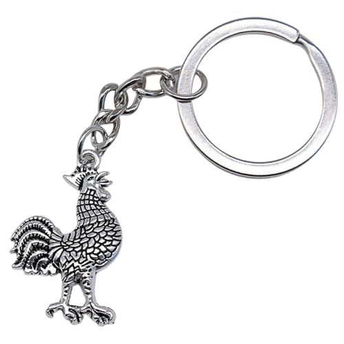 Porte-clés coq en métal pour ne plus perdre vos clés de voiture