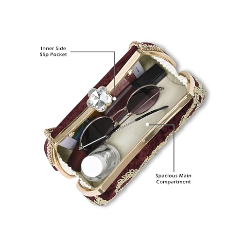Image of Lavie Signature Women's Trenton Handle Framed Clutch | Ladies Purse | Gift For Women