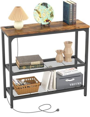 MAHANCRIS CTHB11801 Table Console étroite De 80 Cm Pour Couloir, Canapé