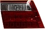 Evan-Fischer Tail Light Assembly Compatible with 2005-2007 Honda Odyssey Inner Driver Side