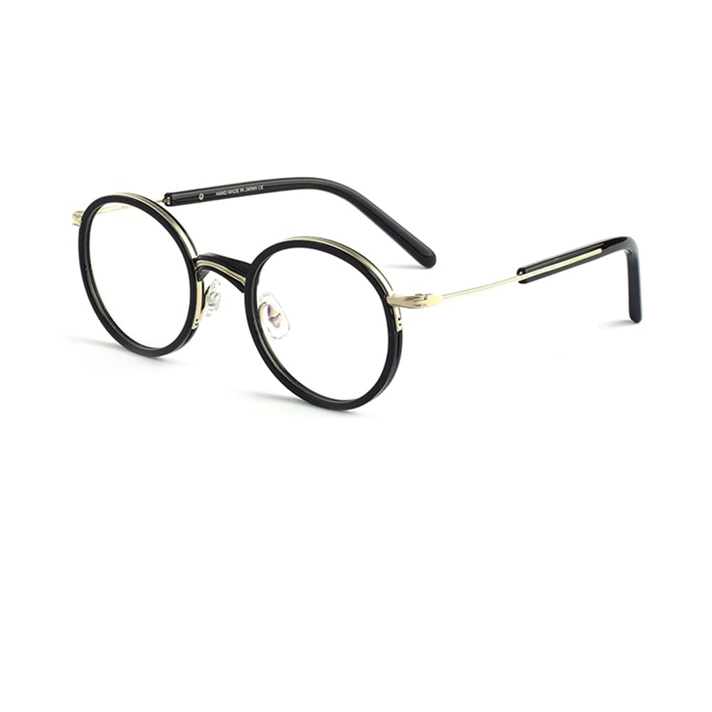 RICCIE Gafas de Lectura Retro HD Anti luz Azul, 1.56 Lentes de Resina asférica/antirradiación dioptrías+1,0 a +3,0,05,+3.0