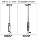 Dial Bore Gage Rod, and Accurate Internal Diameter Gauge, Dial Bore Gage Aluminum Alloy Material for Industrial (50-160mm)