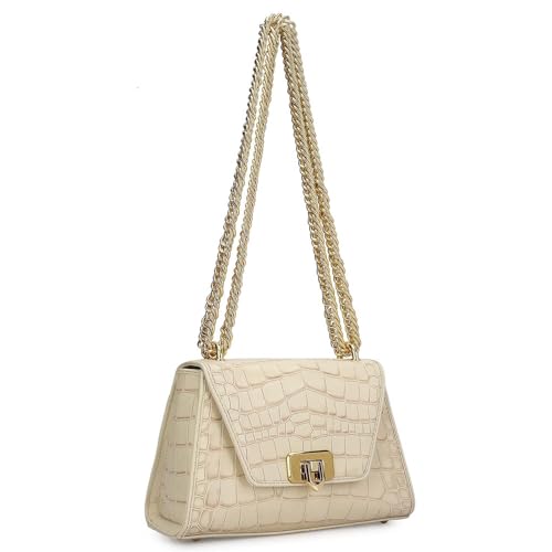 Image of Da Milano Leather Satchel Bag for Women (00964S-OL)