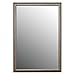 Round Top Aged Silver Framed Wall Mirror