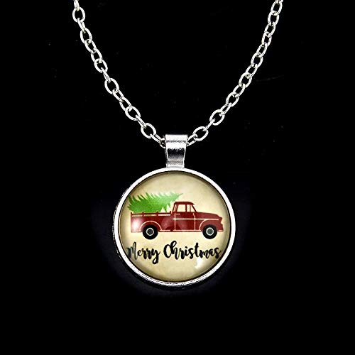 Preisvergleich Produktbild Murat Colak Weihnachten liefert Urlaub Halskette personalisierte Legierung Auto Christbaumschmuck Projektion Schlüsselbein Kette