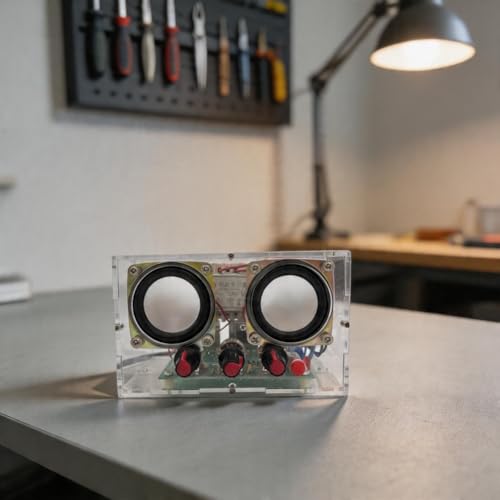 Estuche transparente de electrónica de 12 V para kit DIY escolar 7