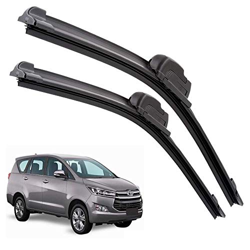 Image of Euro Care Windshield Car Wiper Blades Compatibility With Innova Crysta (Model : 2016-2023) - Set of 2Pc (Particular)