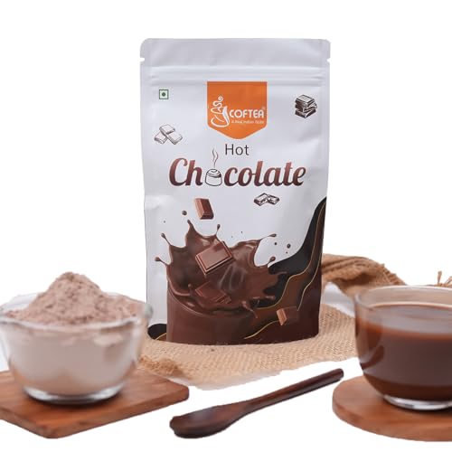 Image of Coftea Hot Chocolate Premix 250g | Rich Creamy Cocoa Drink Mix | Instant Hot & Cold Chocolate Beverage | Smooth Velvety Powder | Easy to Prepare Home Office Travel | Cafe Style Premix