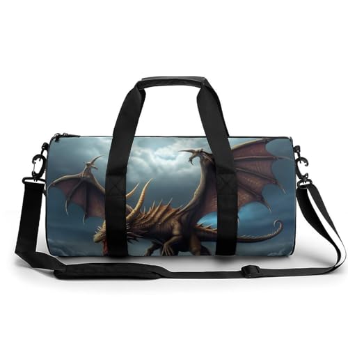 Sac de voyage Dragon volant pour homme et femme idéal week-end
