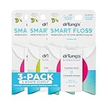 Dr. Tung's Smart Floss, 30 yds, Natural Cardamom Flavor 1 ea Colors May Vary (Pack of 3)