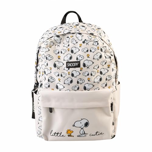 Grupo Erik: Zaino Snoopy Lazy Days – Zaino Scuola Kawaii Con Licenza Ufficiale Peanuts, Comodo E Morbido