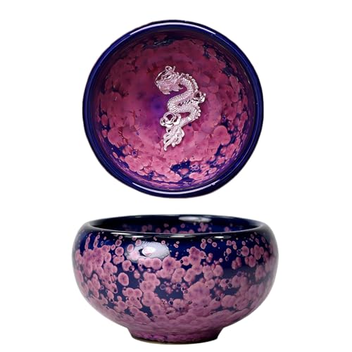 HOHCNA Violette Drache Jianzhan Keramik Teetasse