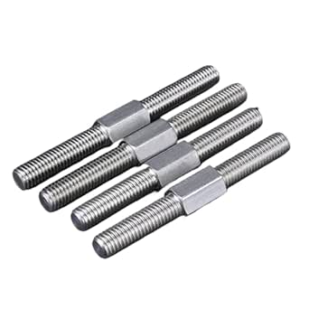 Threaded rod 304 Stainless Steel Dual Head Bar Stick Left And Right ...