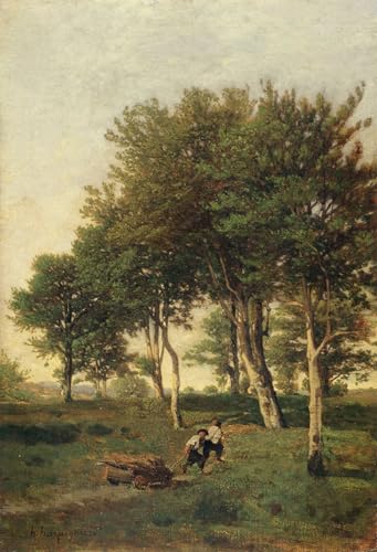 Affiche impression toile Henri Harpignies de qualité premium