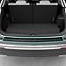 Hugeek Rear Bumper Protector for Volkswagen VW 2018-2024 Tiguan Car Accessories ABS Plastic Material Matte Black Resistant Trunk Door Entry Guards