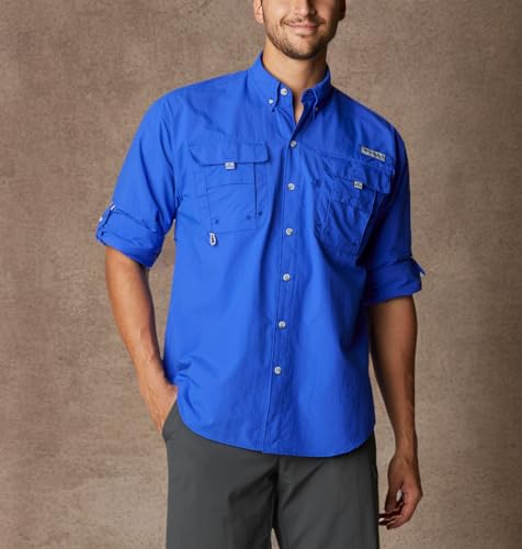 Image of Columbia Men's PFG Bahama II Long Sleeve Fishing Shirt