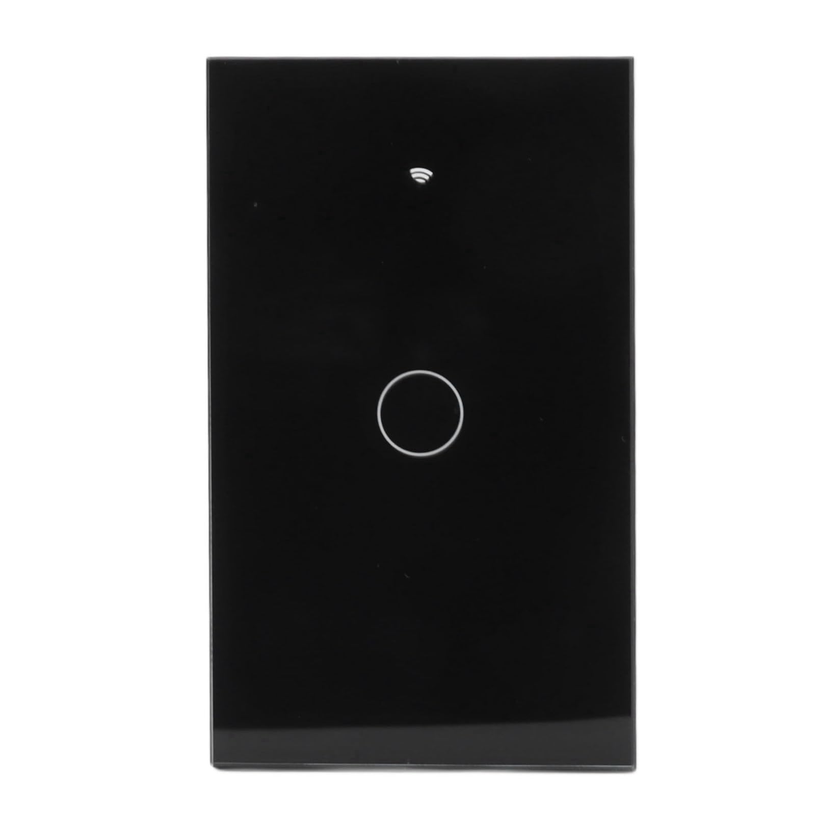 Black Smart Switch WiFi Remote Control Touch Smart Switch US Plug Universal Intelligent Control Timer Function Suitable for
