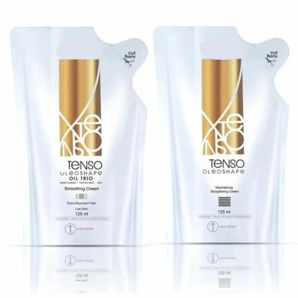 Hair straightening cream 125ml+neutrilizer 125ml