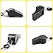 Soccer Referee Kit - Brightly Colored Red and Yellow Soccer Referee Cards and Whistle Made of Thick Premium Plastic with Cord, Loud and Clear Whistle Great for Coaches, Refereers, Training