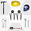 Magnetic Hooks, 20 lbs Heavy Duty Magnetic Hooks for Power Drill, GardenTools, Hose, Pegboard, Garage, Workshop,Adjustable Magnetic Utility Hook with Extension Cord Organizer (4 Pack)