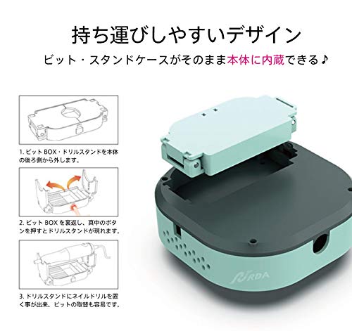 Amazon.co.jp: ネイルマシン ジェルネイル オフ マシン 電動ネイル