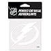 WinCraft NHL Tampa Bay Lightning 4x4 Perfect Cut White Decal, One Size, Team Color