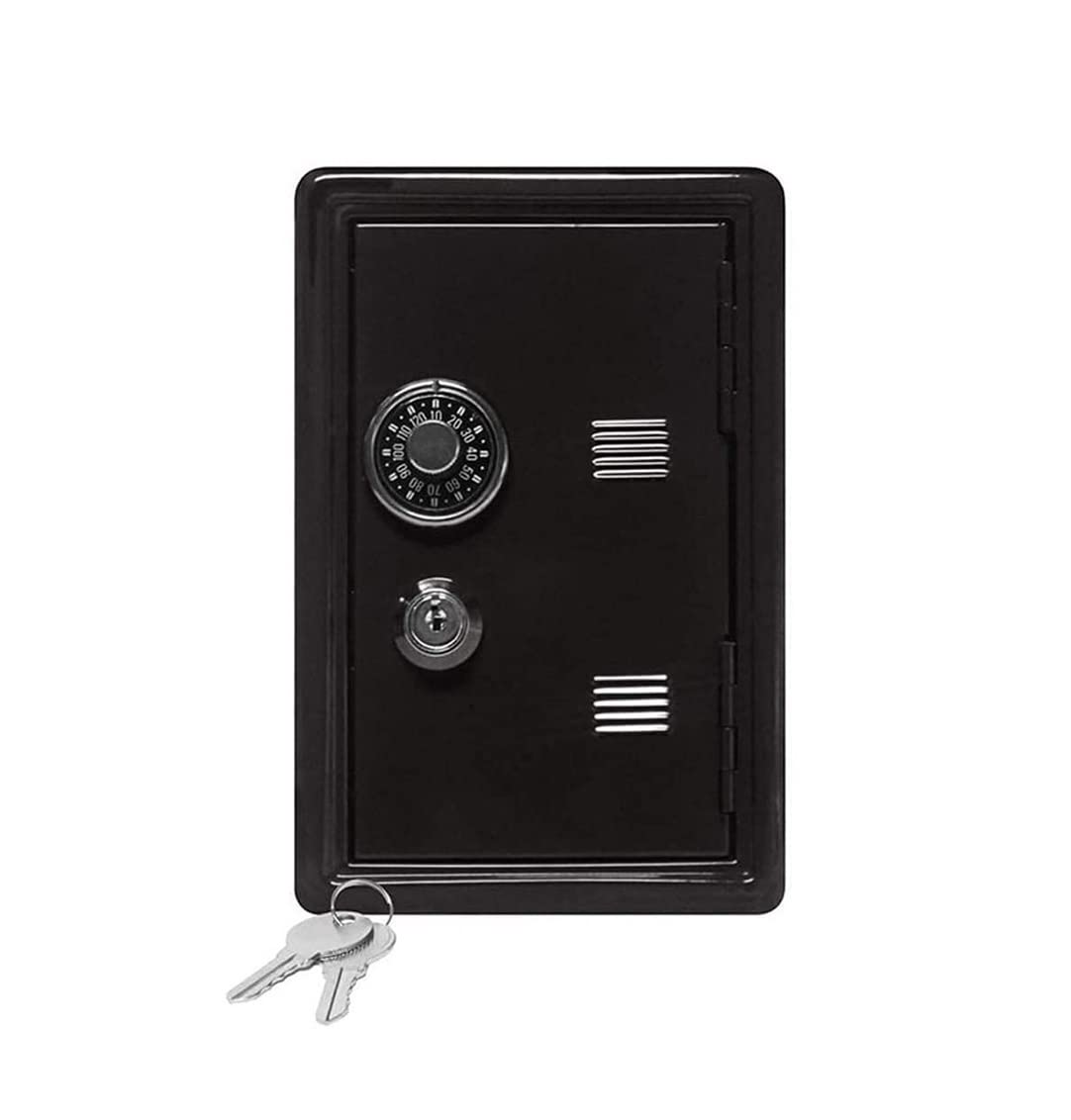 Multifonction Tirelire Sécurisée, D'épargne avec Fente pour Pièce De Monnaie Et Cadran Fonctionnel Serrure Objet de décoration
