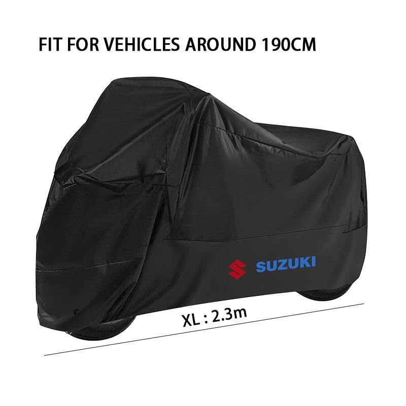 Telo Coprimoto, per Suzuki GSXR 1000 2007-2008 (K7-K8) Impermeabile e Anti-UV Anti-Polvere Esterno Copri Moto da Anti-Polvere Antifurto,XL