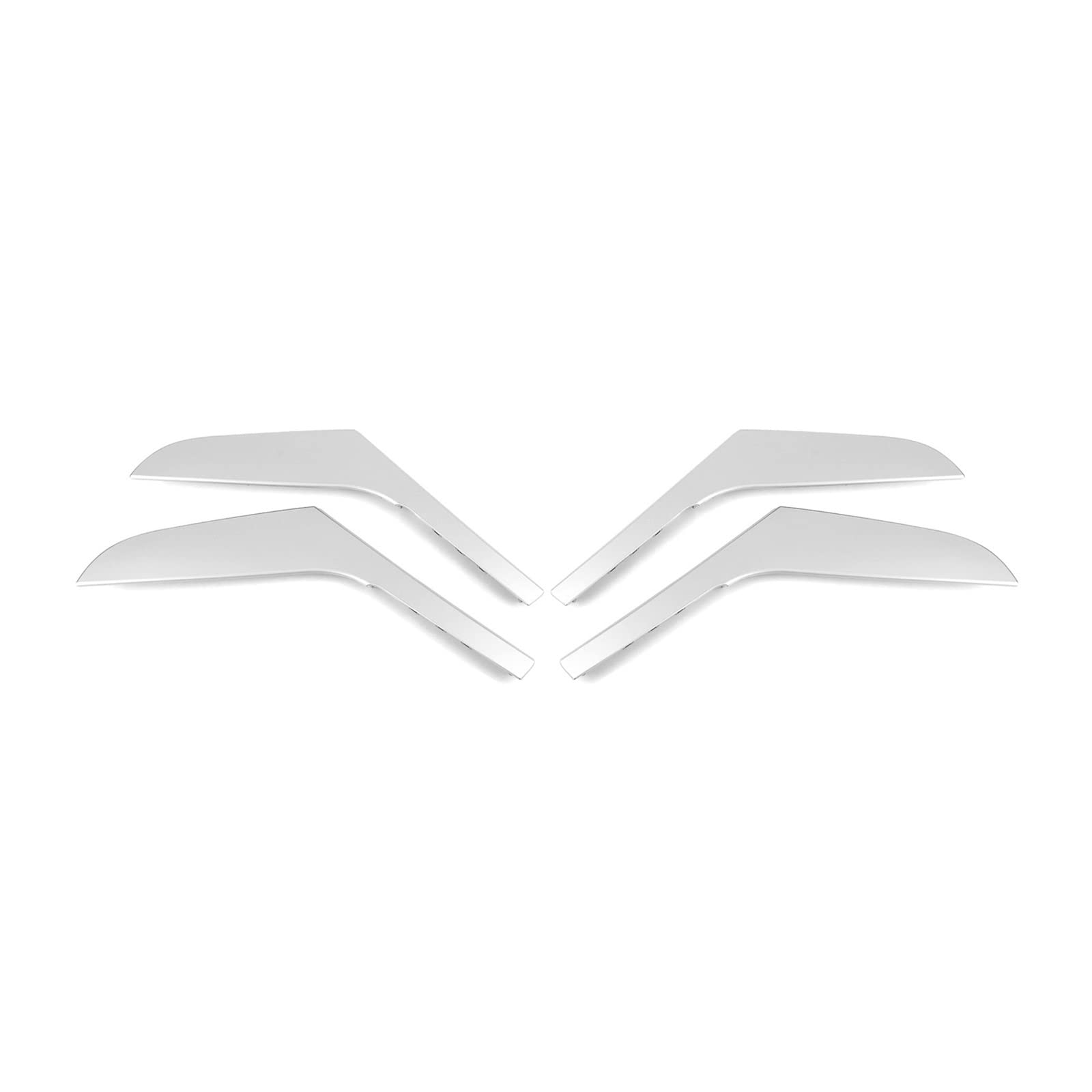 FANGZIQF Inner Door Pull Handles for VW for G&olf 6 for MK6 2009-2014 Inner Door Handle Cover(Chrome Silver)