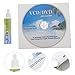 COOLHIYA Multifunctional CD DVD Vcd Player Cleaning Set with Brush Disc and Cleaning Fluid Deep Groove Cleaner for Skipping and Freezing Playback Issues Material Maintenance Kit