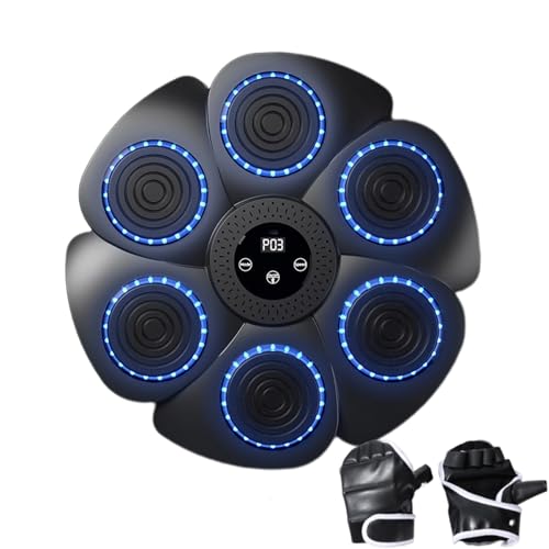 Máquina de boxeo musical: máquina de música de boxeo montada en la pared, equipo de gimnasio de boxeo, diseño inalámbrico, entrenador de boxeo montado en la pared, juego de boxeo musical para padres e Máquina de boxeo musical: máquina de música de boxeo montada en la pared, equipo de gimnasio de boxeo, diseño inalámbrico, entrenador de boxeo montado en la pared, juego de boxeo musical para padres e