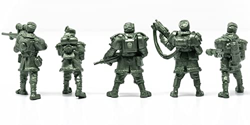 Fantasy Battles Fantasy Creature Mini Action Figure Playset- Polar Guardsmen 2 Inch 1/32- 5 Pcs Fantasy Figures - Xl 1/32Nd Scale Dnd Characters Accessories Rpgs And Soldiers #TOP1