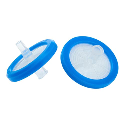 Celltreat Scientific 229741 PVDF Syringe Filter, Sterile, 0.10 µm Pore Size, 30 mm Diameter (Pack of 30)