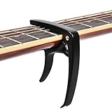 Stark und Robust: Durch eine hochwertige Zink-Legierung ist dieser Gitarren capo nahezu unkaputtbar. Das kapo ist echt super sehr stabil und robust es erwischt alle Saiten,passt an jede gitarre und nichts schrabbelt.