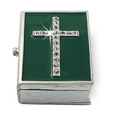 Objet d' Art Objet D'Art Release #295 'The Holy Bible' The Good Book Handmade Jeweled Metal & Enamel Trinket Box