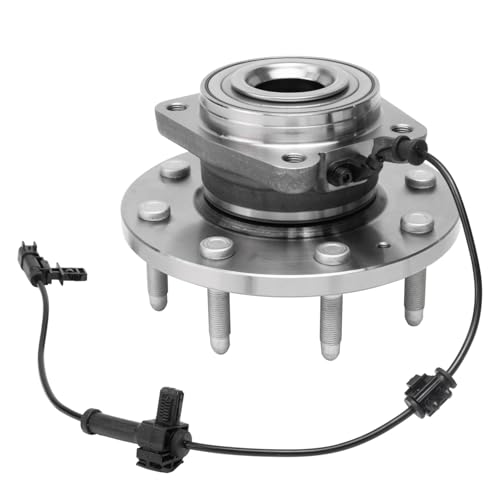 Image of Detroit Axle - 4WD Front Wheel Bearing Hubs for 2011-2019 | Chevrolet Silverado 2500 HD Silverado 3500 HD GMC Sierra 2500 HD Sierra 3500 HD Wheel Bearing and Hubs Assembly Replacement