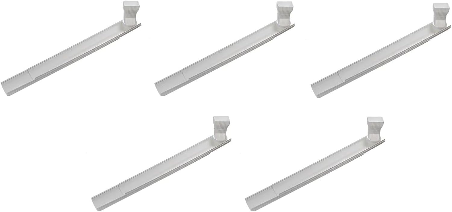 Frost King GWS3W Tilt N' Drain Downspout Extender, 3'. Long, Extends to 6', White, Pack of 5