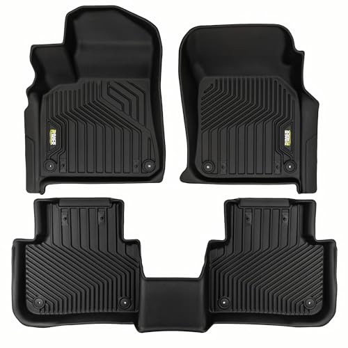 MOTOS Tapis de sol caoutchouc pour Porsche Cayenne III depuis 2017 Améliorez Votre Confort de Voyage avec Le tapis noir antidérapant Auto RT- tapis voiture...
